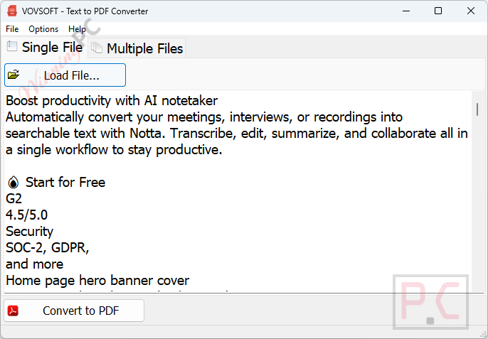 vovsoft text to pdf converter single file vovsoft text to pdf converter single file