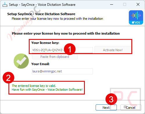 activate sayonce voice dictation software code activate sayonce voice dictation software code