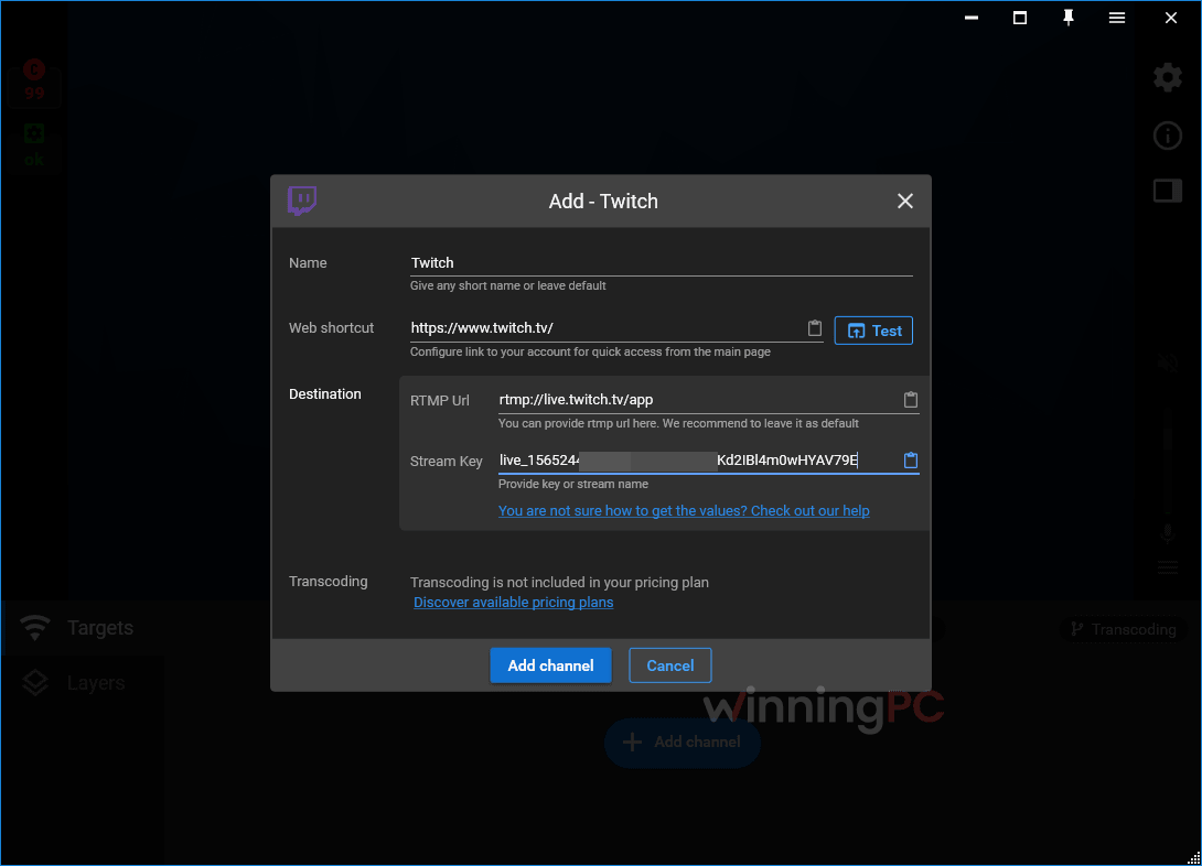 add channel streamster add channel streamster