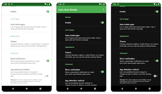 auto auto rotate app screenshot Auto Auto-Rotate Free on Google Play