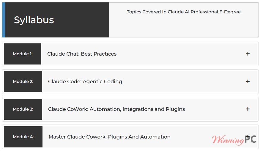 claude ai professional e degree course Claude AI Professional E-Degree