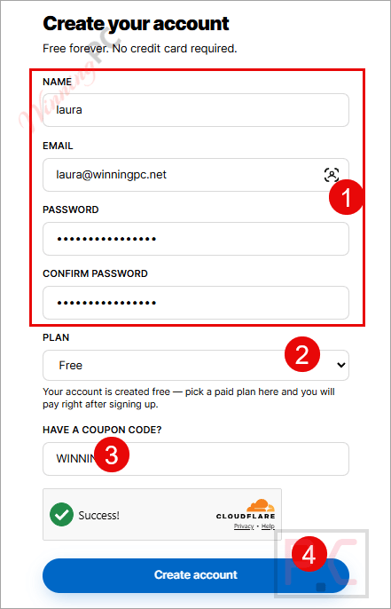Create upload.am Account