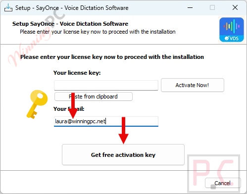 get sayonce voice dictation software activation key Get SayOnce - Voice Dictation Software Key