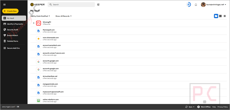keeper password manager coupon code screenshot Keeper Password Manager Screenshot