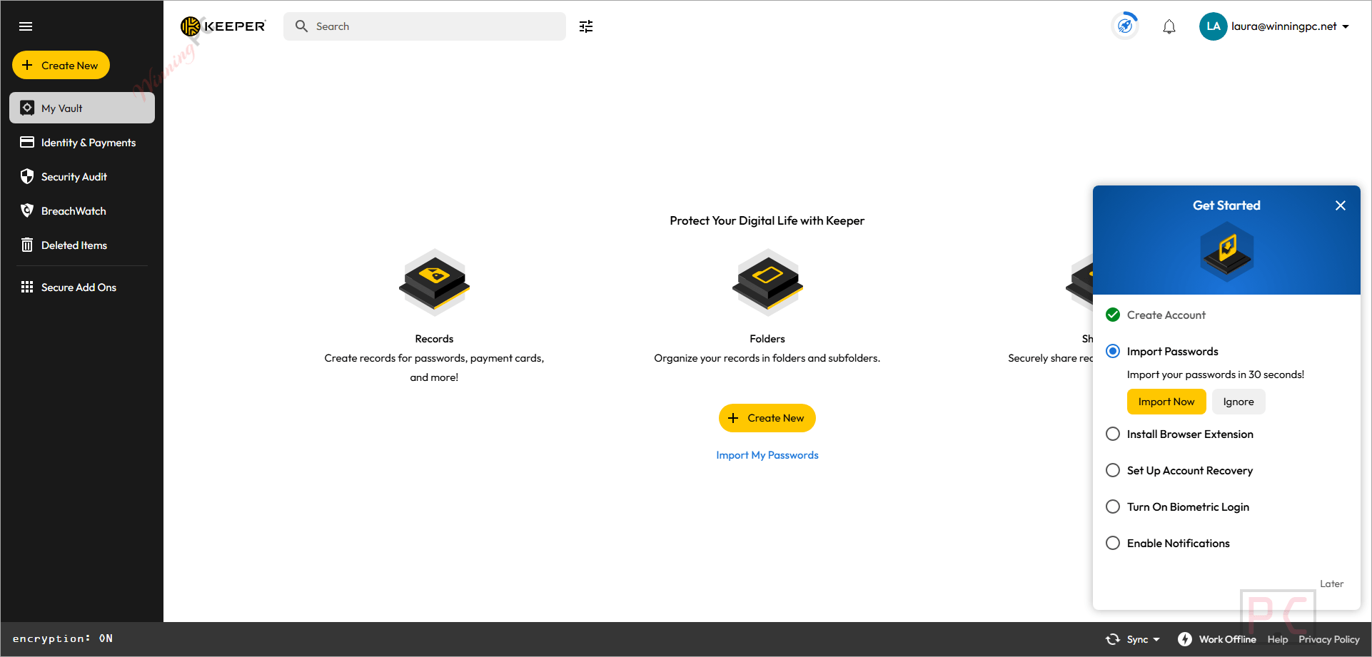 keeper password manager main screenshot keeper password manager main screenshot