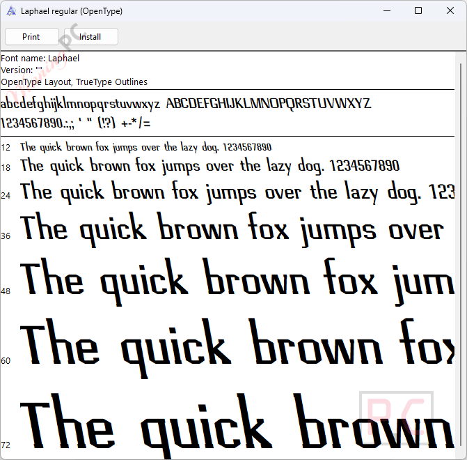 Lapharl Regular Ultimate Fonts Bundle