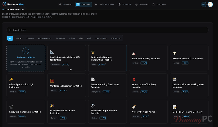 productspilot screenshot ProductsPilot screenshot