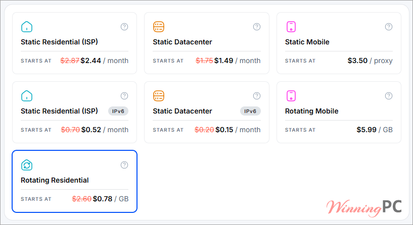 proxy cheap types Proxy-Cheap subscription