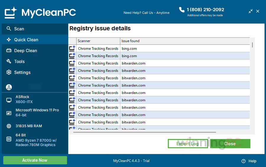 quick clean mycleanpc registry issue details quick clean mycleanpc registry issue details