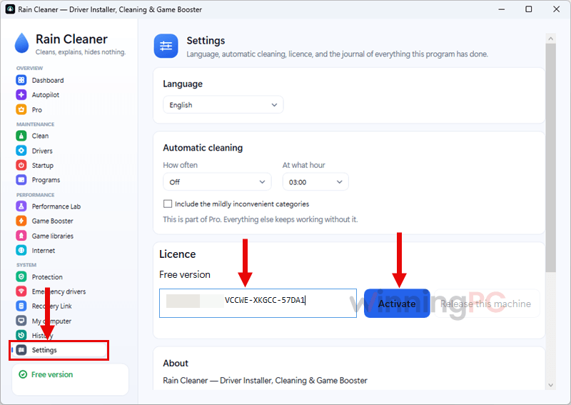 rain cleaner pro activation rain cleaner pro activation