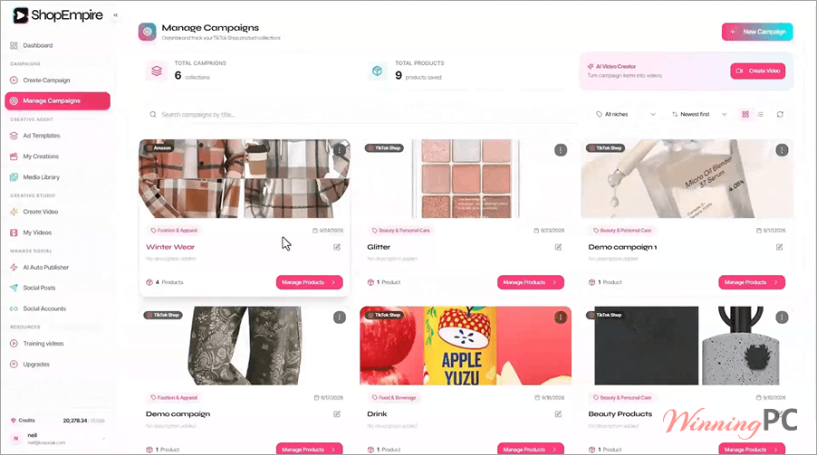 shopempire campaign screenshot ShopEmpire screenshot