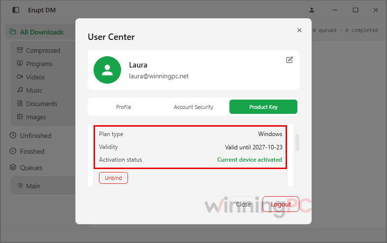 subscription erupt dm free key subscription erupt dm free key