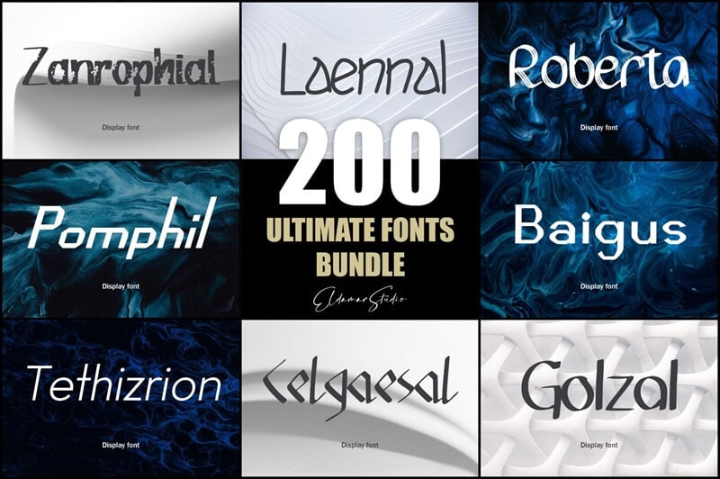 Ultimate Fonts Bundle