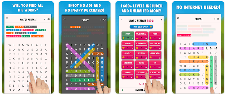 Word Search 1600+ PRO Free on Google Play