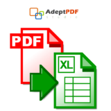 Adept PDF To Excel Converter
