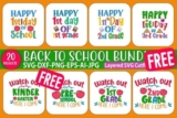 Back to School SVG Bundle Free Download