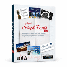 Elegant Script Fonts Giveaway: Free License Download