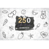 250 Handmade Icons Pack