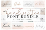 Handwritten Font Bundle Giveaway Download