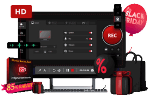 iTop Screen Recorder PRO Lifetime License at 88% OFF