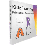 Kids Tracing Printables Generator Giveaway: Lifetime License