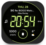 Lean Digital Watch Face for Android Giveaway