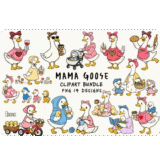 Mama Goose Mother’s Day Clipart Bundle