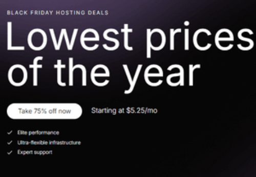 Lowest prices of the year: 75% Off