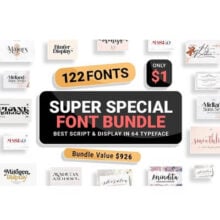 Super Special Font Bundle Giveaway Download