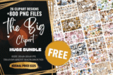 The Big Clipart Bundle Giveaway Download