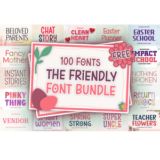 The Friendly Font Bundle Giveaway Download