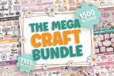 The Mega Craft Bundle Giveaway Free Download