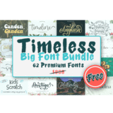 Timeless Big Font Bundle Giveaway Download