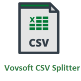 Vovsoft CSV Splitter Giveaway: Lifetime License